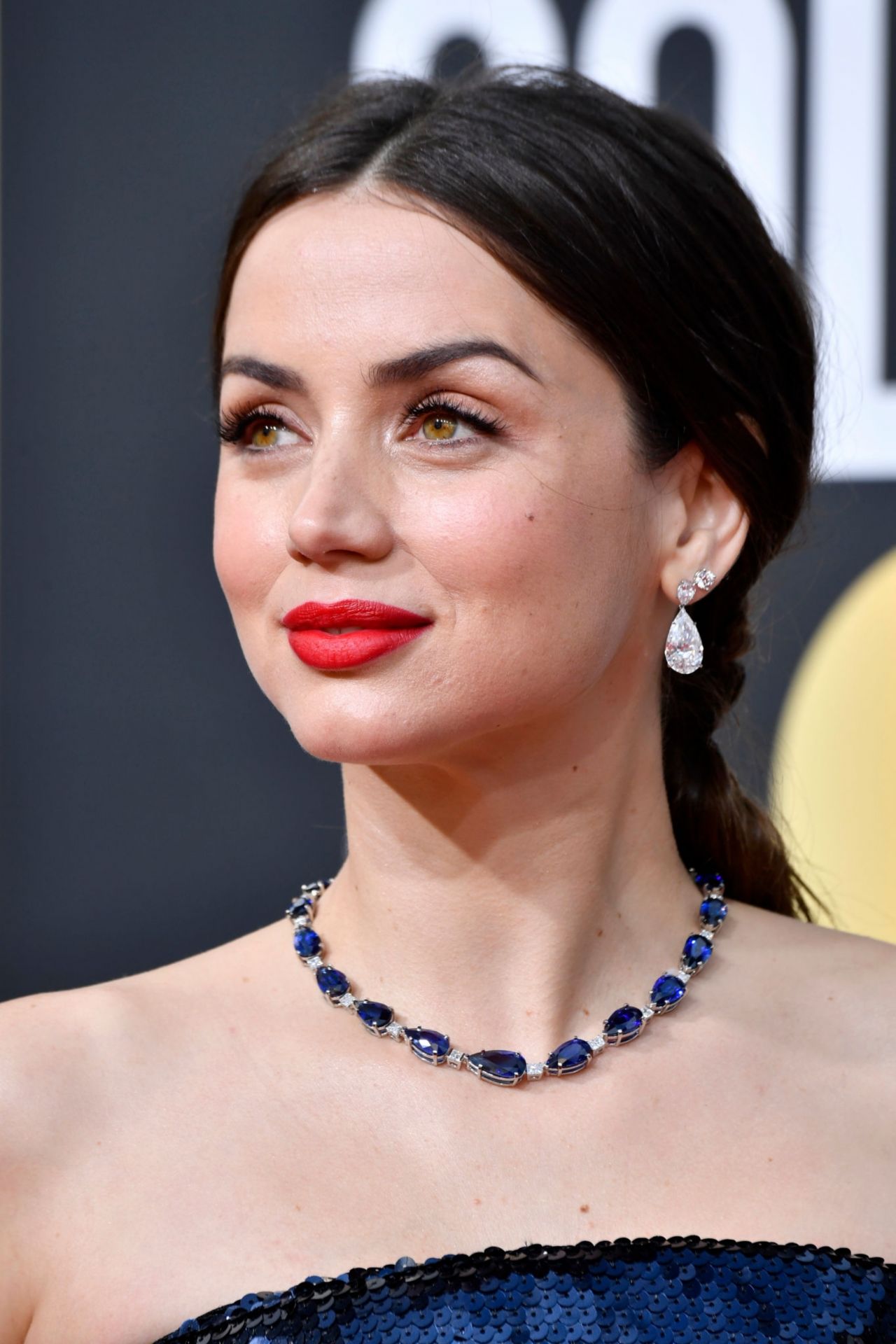 Ana De Armas at 77th Annual Golden Globe Awards Red Carpet in Beverly Hills15